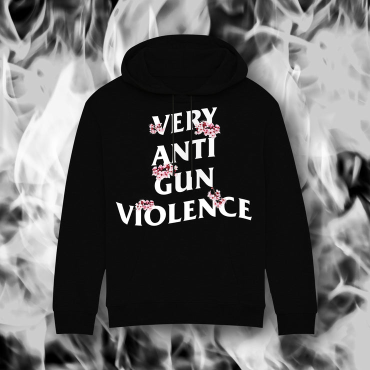 Anti Gun (floral hoodie)