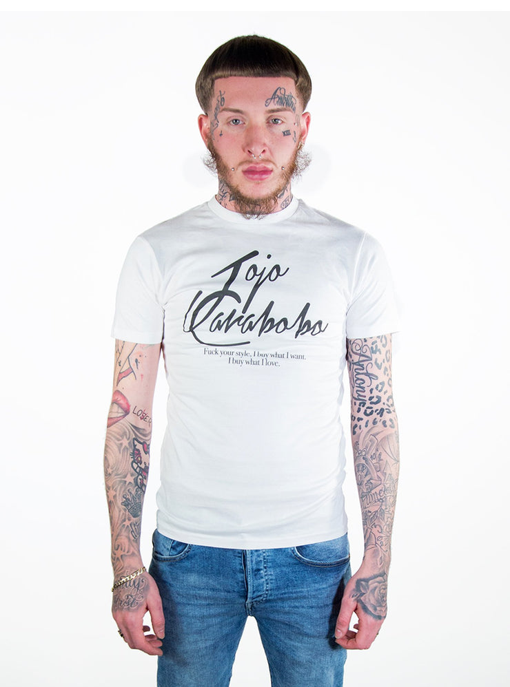 White logo T-shirt